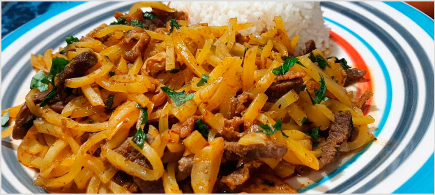 Olluquito con charqui (chalona)